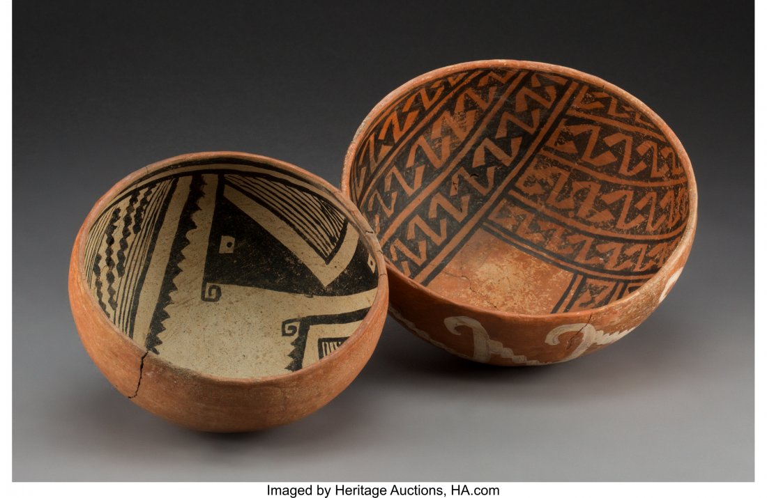 Two Anasazi Bowls  Diameters:  7 Â¼ and 9 inches (1 of 1)