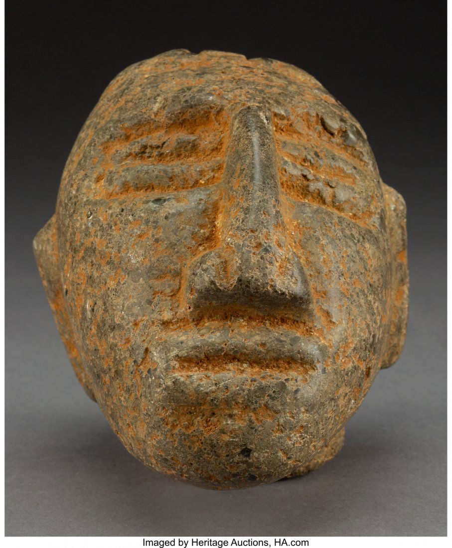 A Chontales, Costa Rican Stone Head c. 1000 - 14 (1 of 2)