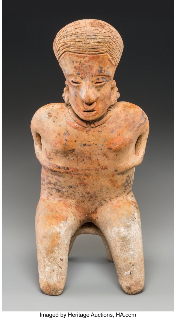 A Nayarit Seated Figure    c. 200 BC - 200 AD  C (1 of 3)