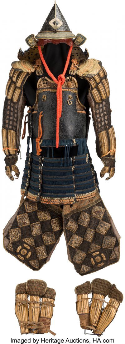A Japanese Samurai Armor, Edo Period, 18th-19th (1 of 5)