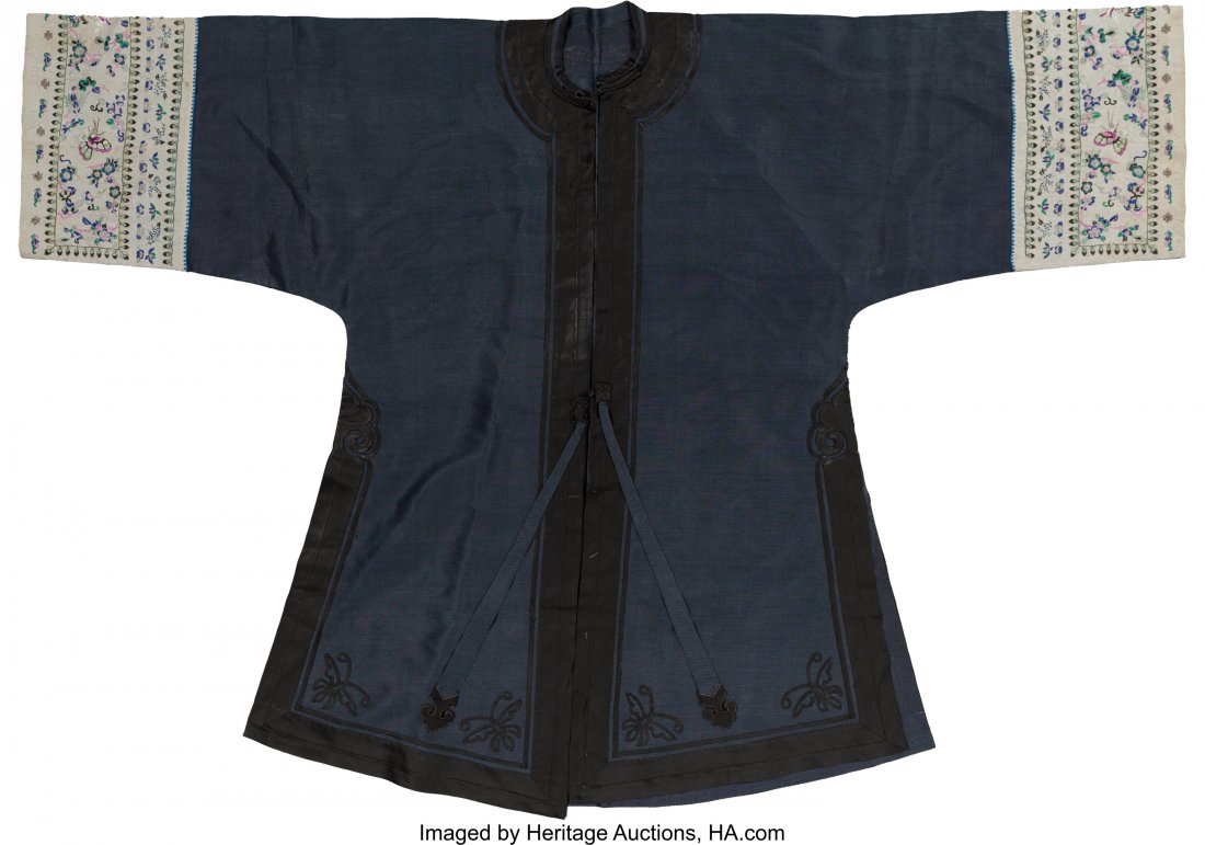 Two Chinese Robes, early Republic Period 50 inch (1 of 4)