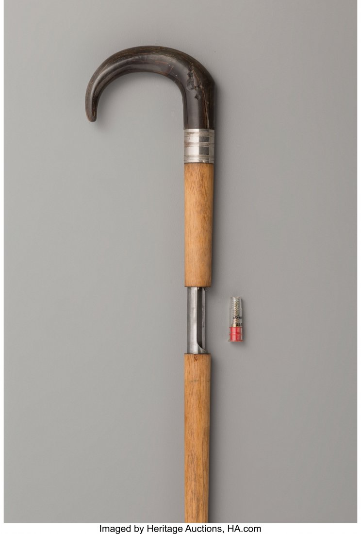 63107 A European Bolt Action Rifle Walking Stick, earl