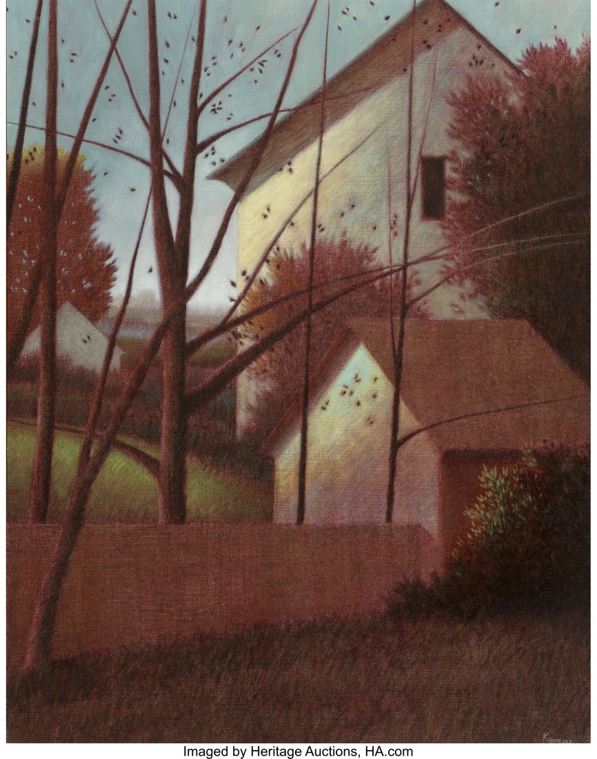 Robert Kipniss (American, b. 1931) Untitled Oil: Robert Kipniss (American, b. 1931)UntitledOil on canvas28 x 22 inches (