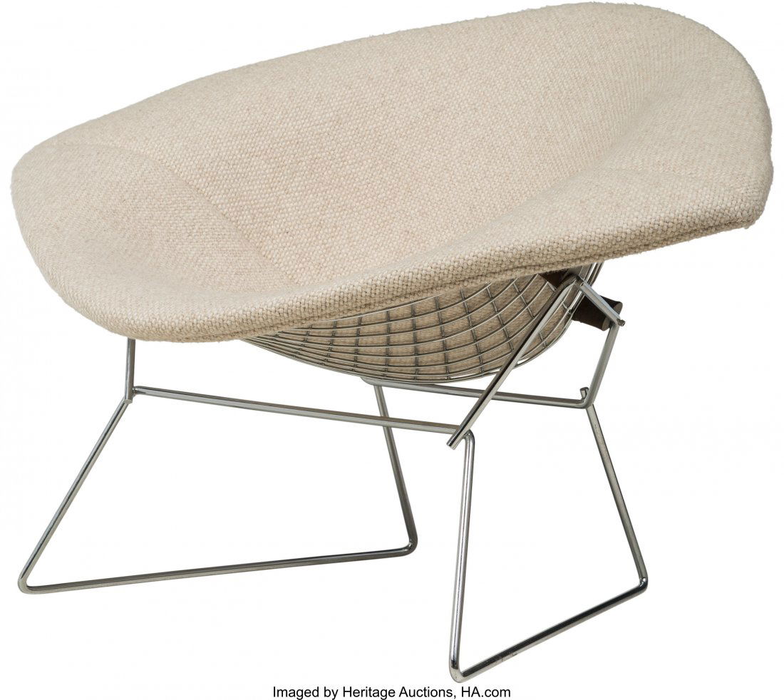 A Harry Bertoia Diamond Lounge Chair for Knoll,: A Harry Bertoia Diamond Lounge Chair for Knoll, des