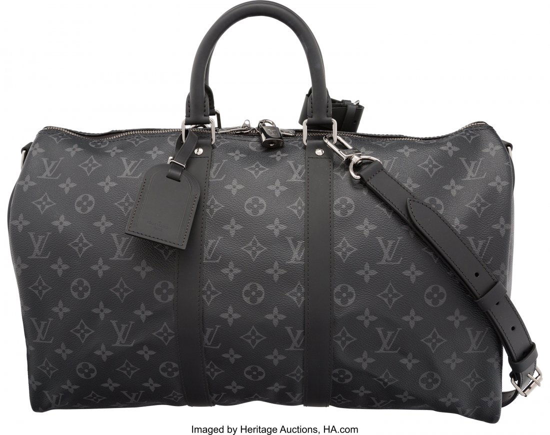 Louis Vuitton Monogram Eclipse Canvas Keepall Ba (1 of 4)