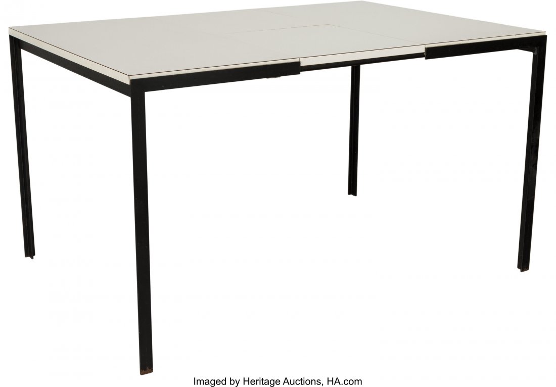 Florence Knoll (American, born 1917) T-Angle Din: Florence Knoll (American, born 1917) T-Angle Dining Table, designed 1952, Knoll