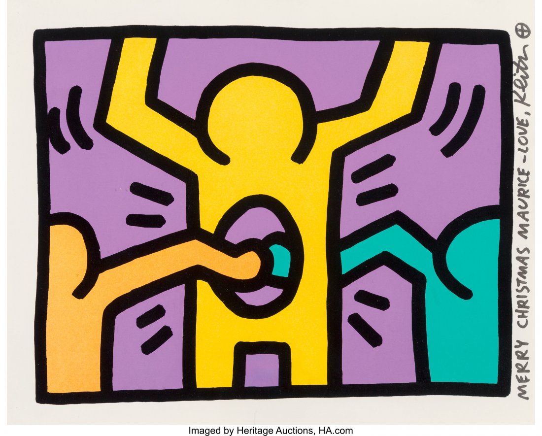 Keith Haring (1958-1990) Untitled, from Pop Shop: Keith Haring (1958-1990)Untitled, from Pop Shop I, 1987Scre