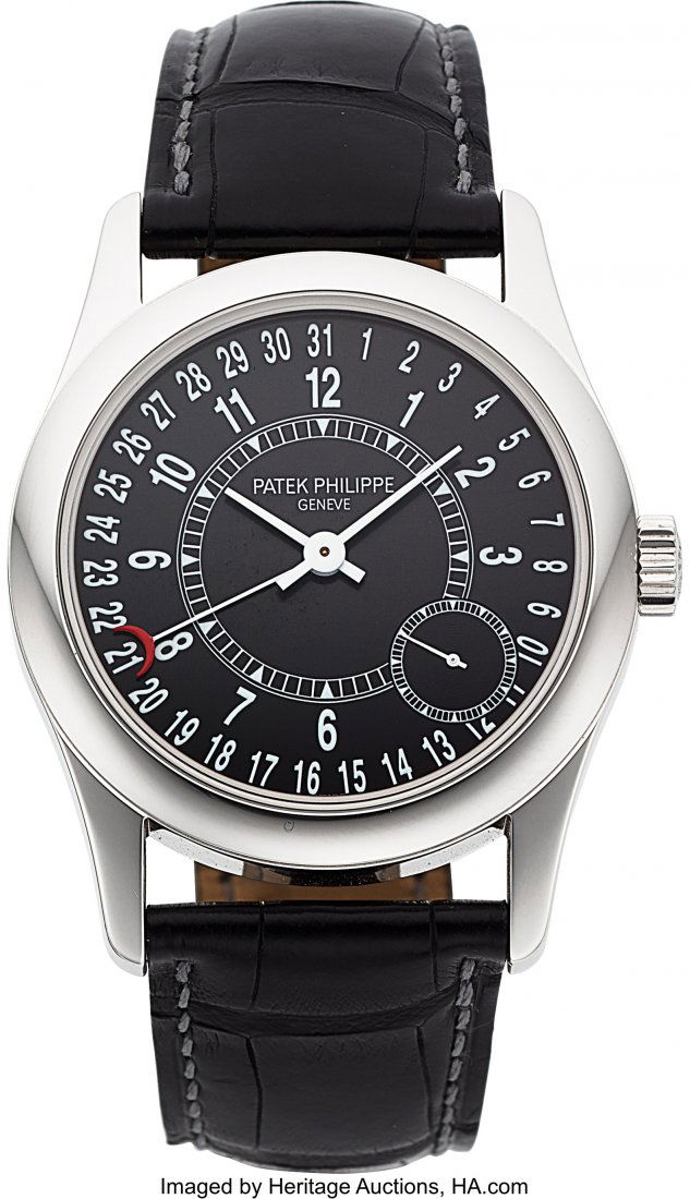 Patek Philippe, Very Fine Ref: 6000G-001, 18k WG (1 of 7)