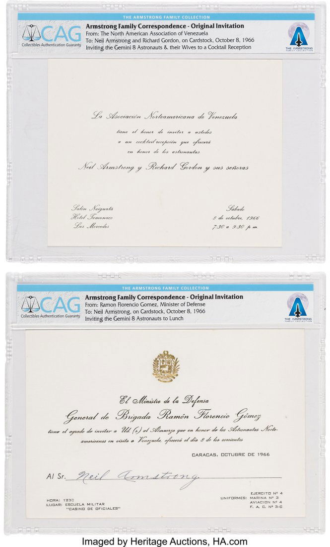 Gemini Goodwill Tour: Two Invitations from Venez (1 of 2)