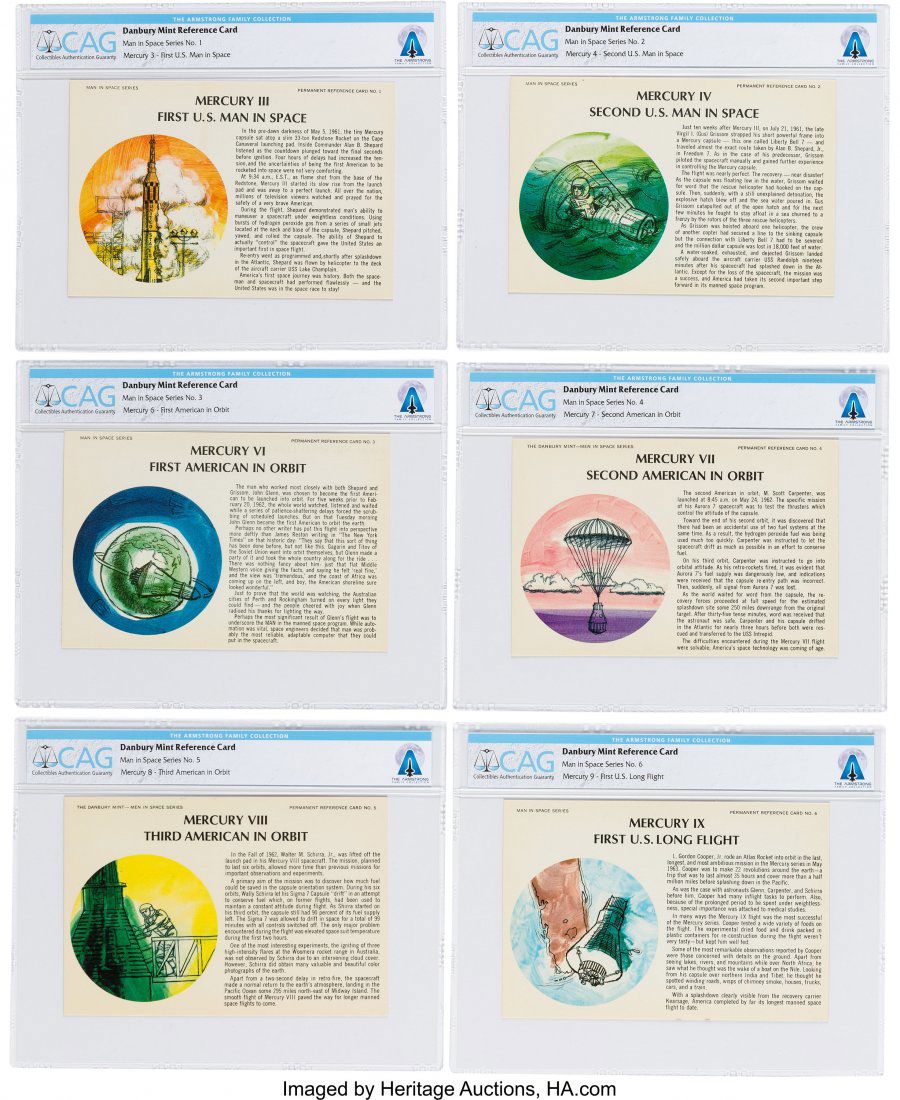 Mercury: Danbury Mint "Man in Space Series" Perm (1 of 2)