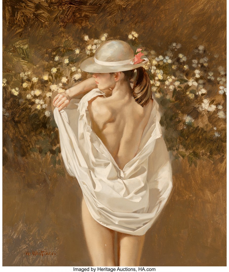 William Whitaker (American, b. 1943) Straw Hat Pink: William Whitaker (American, b. 1943)Straw Hat Pink Ribbon, 1988Oil on panel13 x 11 inches (33.0 x 27.9 cm)Signed lower left: W. WhitakerPROPERTY FROM THE ESTATE OF COLLETTA RAY MCMILLIAN, HOUST