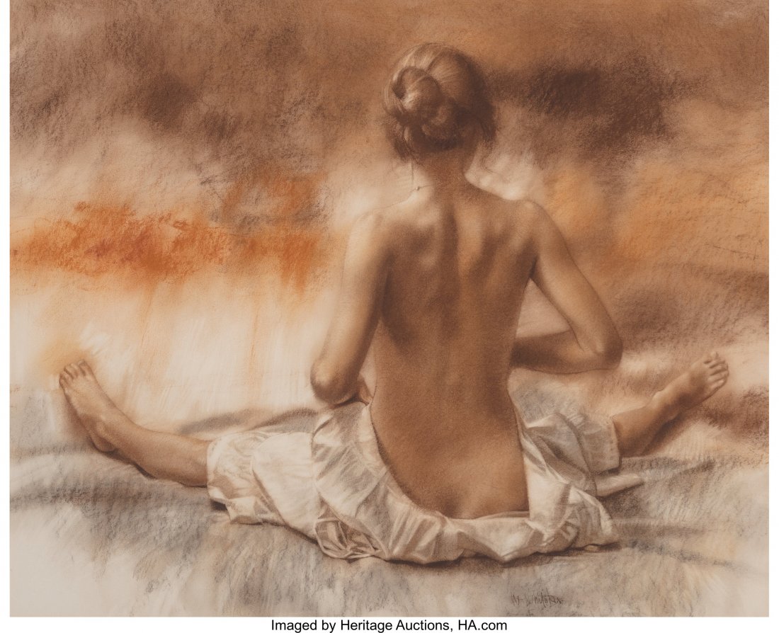 William Whitaker (American, b. 1943) Danae Pastel on: William Whitaker (American, b. 1943)DanaePastel on paper31 x 38 inches (78.7 x 96.5 cm) (sight)Signed lower right: W. WhitakerPROPERTY FROM THE ESTATE OF COLLETTA RAY MCMILLIAN, HOUSTON, TEXAS<