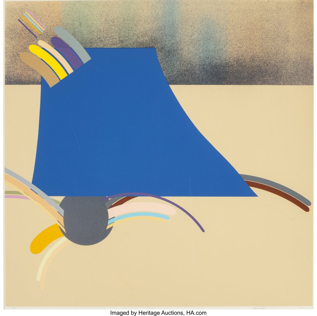 Ann Purcell (American, 20th Century) 5-1-29, 197: Ann Purcell (American, 20th Century)5-1-29, 1979Screenprint in colors35