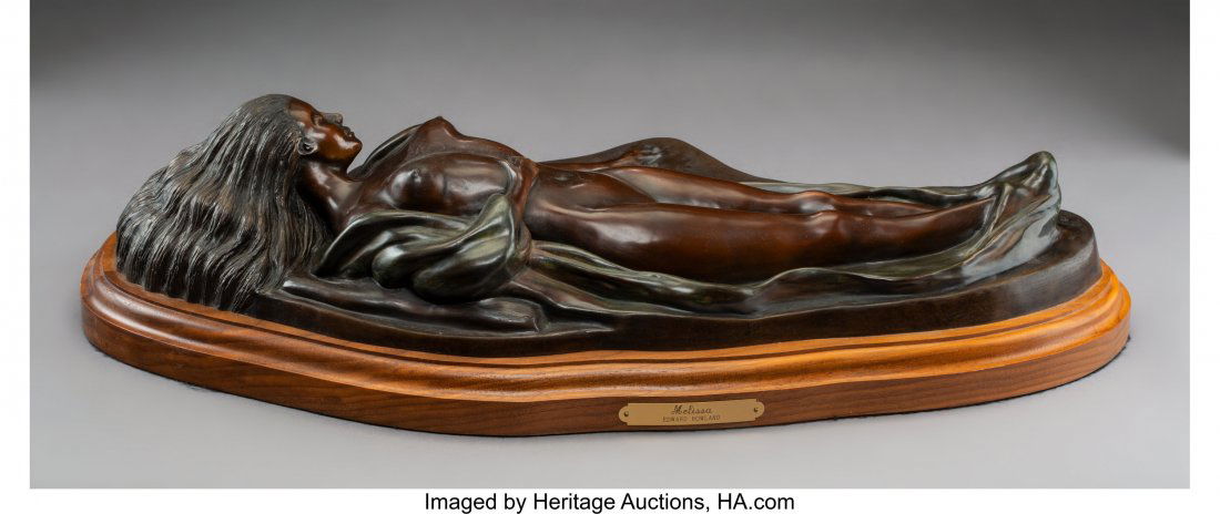 Edward Roland (20th Century) Melissa, 1995 Bronz: Edward Roland (20th Century)Melissa, 1995Bronze with brown patina4 inch