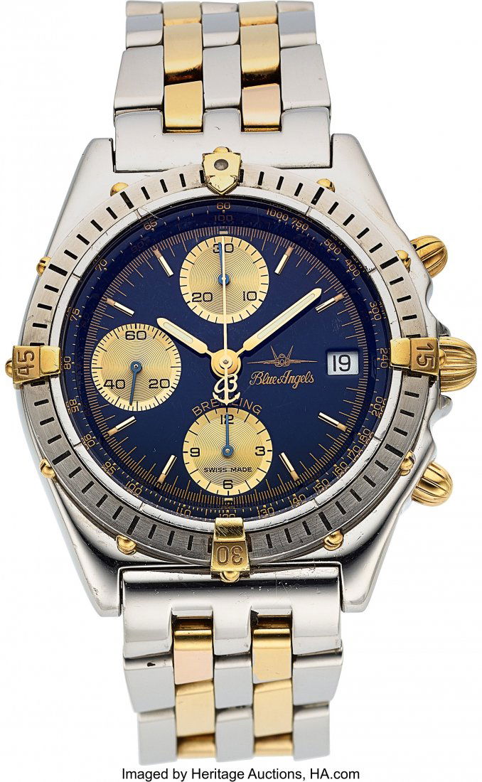 Breitling B13048 "Blue Angels" Steel & Gold Chro (1 of 6)