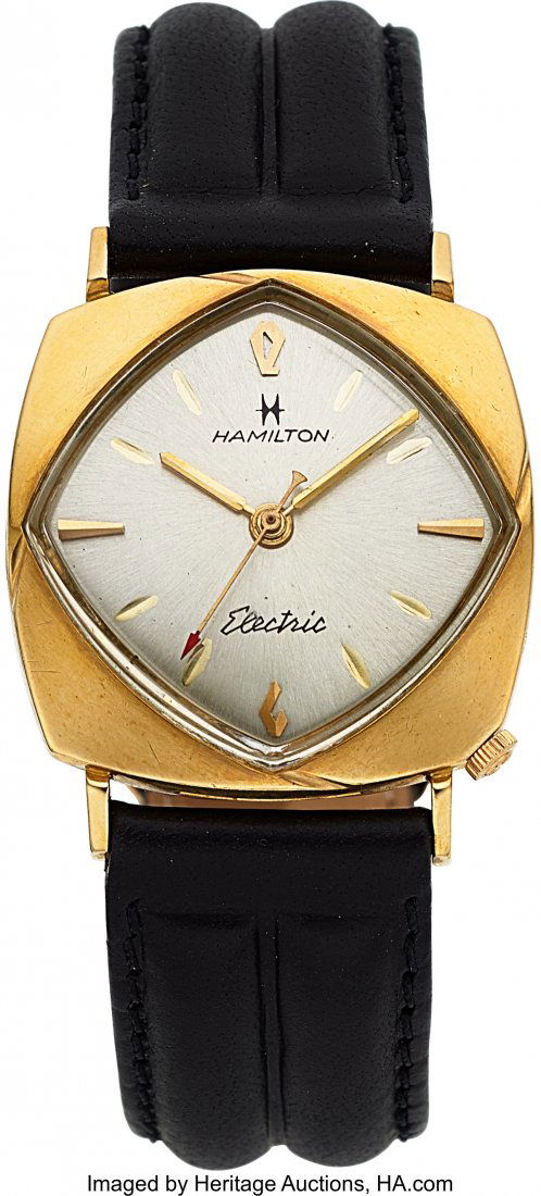 Hamilton Summit II Electric, Rare Model, 10K Yel (1 of 3)