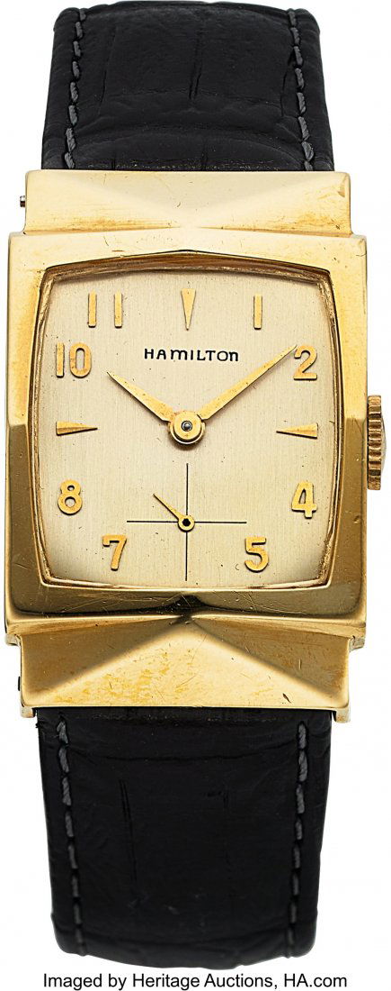 Hamilton Dorsey, 14K Yellow Gold, Manual Wind, C (1 of 3)