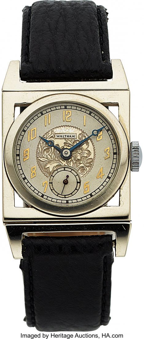 Waltham, Rare Pierced Case Model, 14K White Gold (1 of 3)