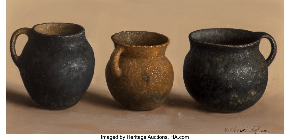 William Acheff (American, b. 1947) Taos, 2003 Oi: William Acheff (American, b. 1947)Taos, 2003Oil on canvas6 x 12 inches