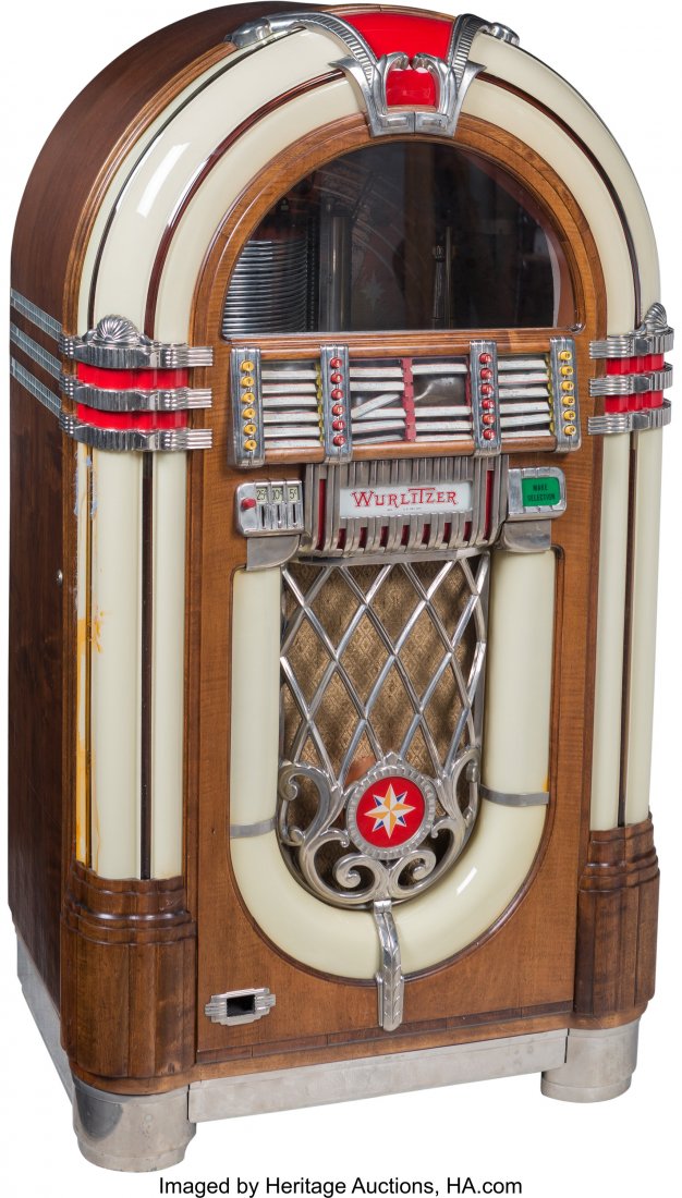 61512 A Wurlitzer 1015 Jukebox with Bubble Tubes in a Mar 09, 2019