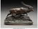 61728: Antoine-Louis Barye (French, 1796-1875) Cerf de
