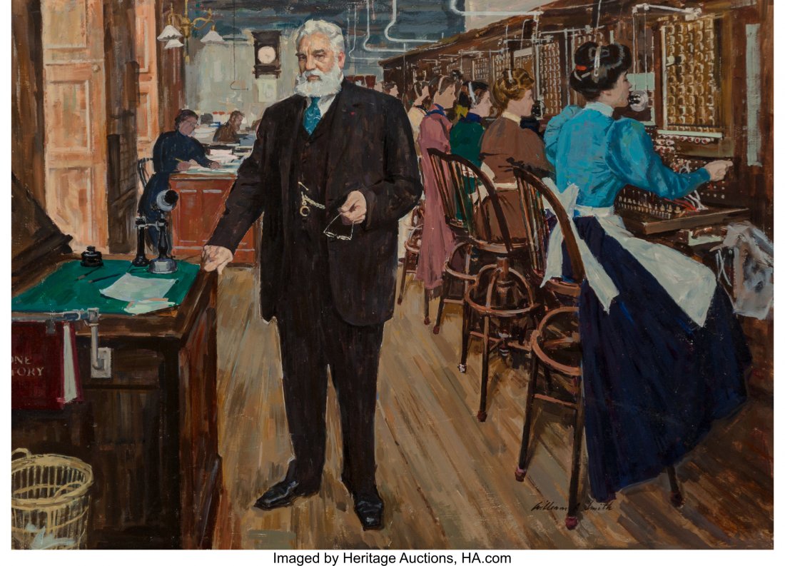 William Arthur Smith (American, 1918-1989) Voice: William Arthur Smith (American, 1918-1989)Voices of Great Americans - Alexander Graham