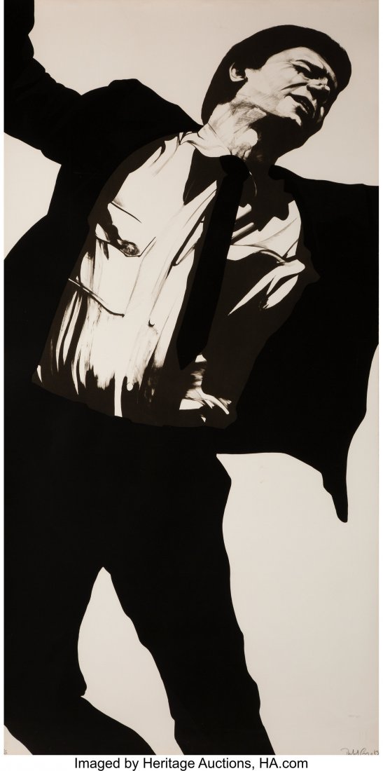 Robert Longo (b. 1953) Larry, from Men in Cities: Robert Longo (b. 1953)Larry, from Men in Cities, 1983Lithograph on rag p