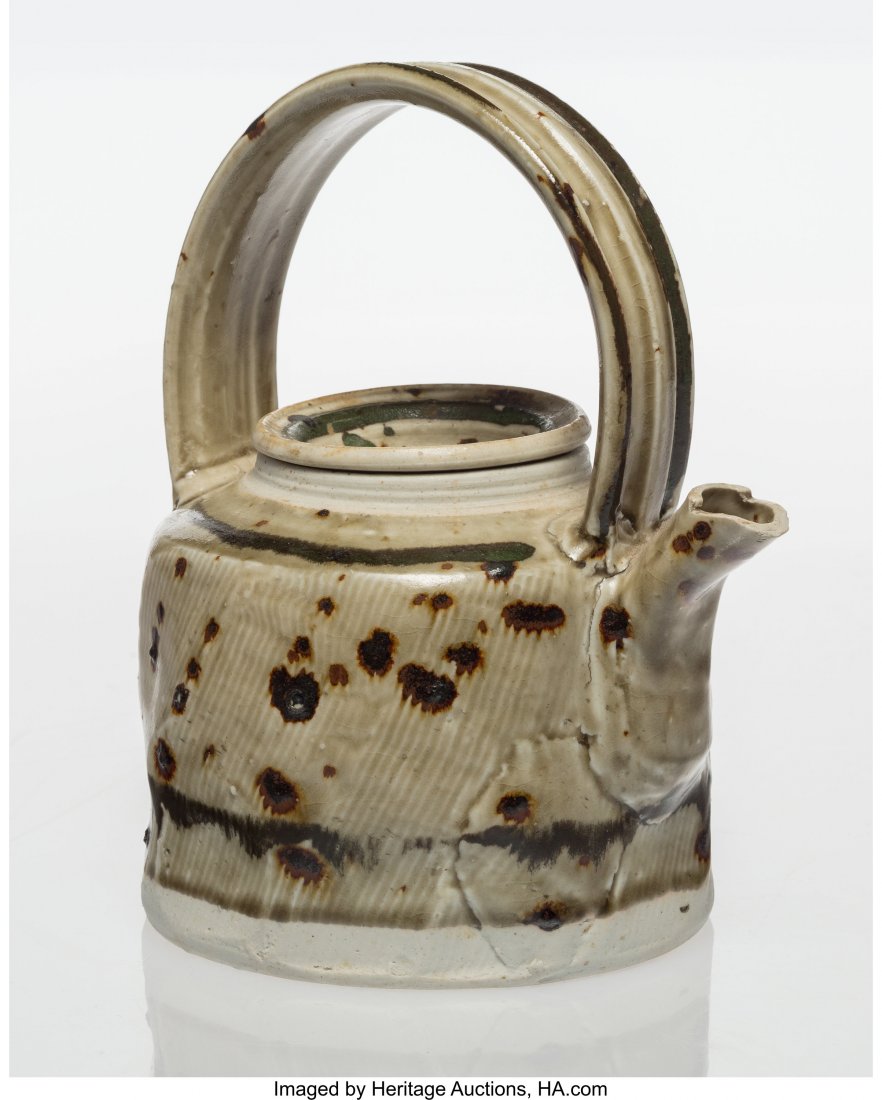 Betty Woodman (American, 1930-2018) Teapot, circ (1 of 2)