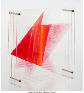 Ary Brizzi (Argentinian, 1930-2014) Composición: Ary Brizzi (Argentinian, 1930-2014)Composición en cuatro planos, 1978Acrylic