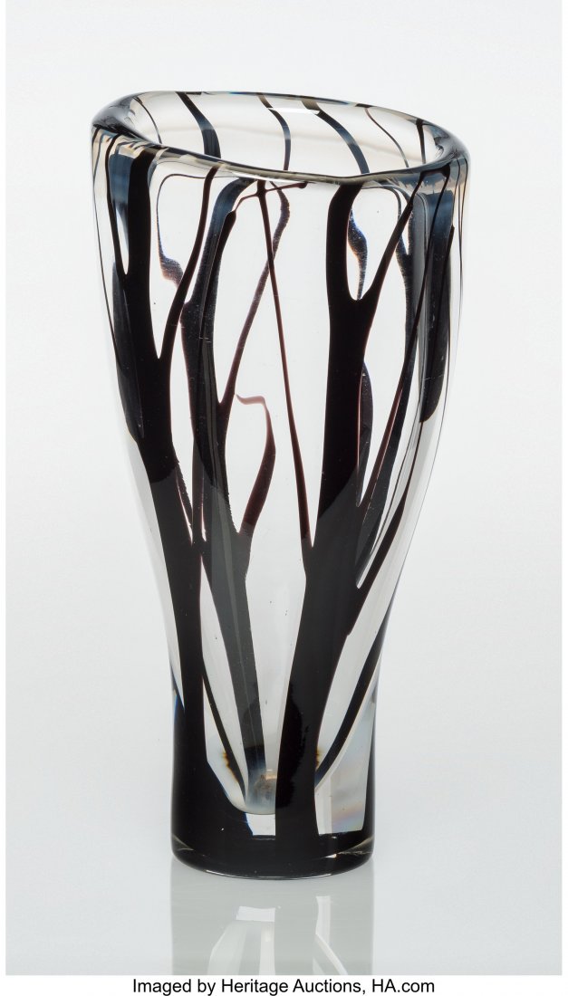 Vicke Lindstrand (Swedish, 1904-1983) Trees in M (1 of 3)