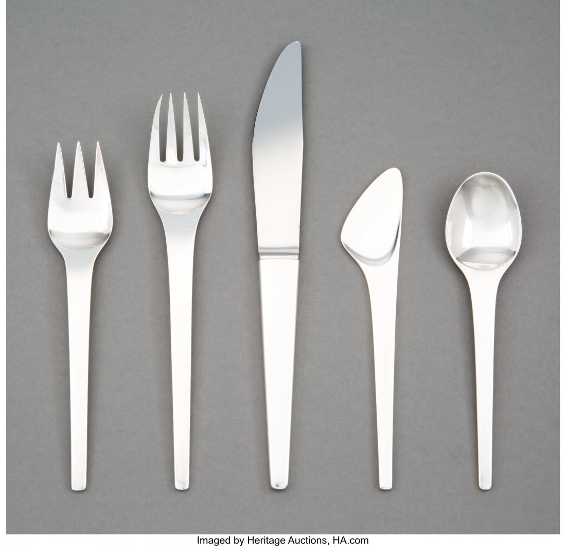 A Sixty-Piece Henning Koppel Caravelle Pattern S (1 of 3)