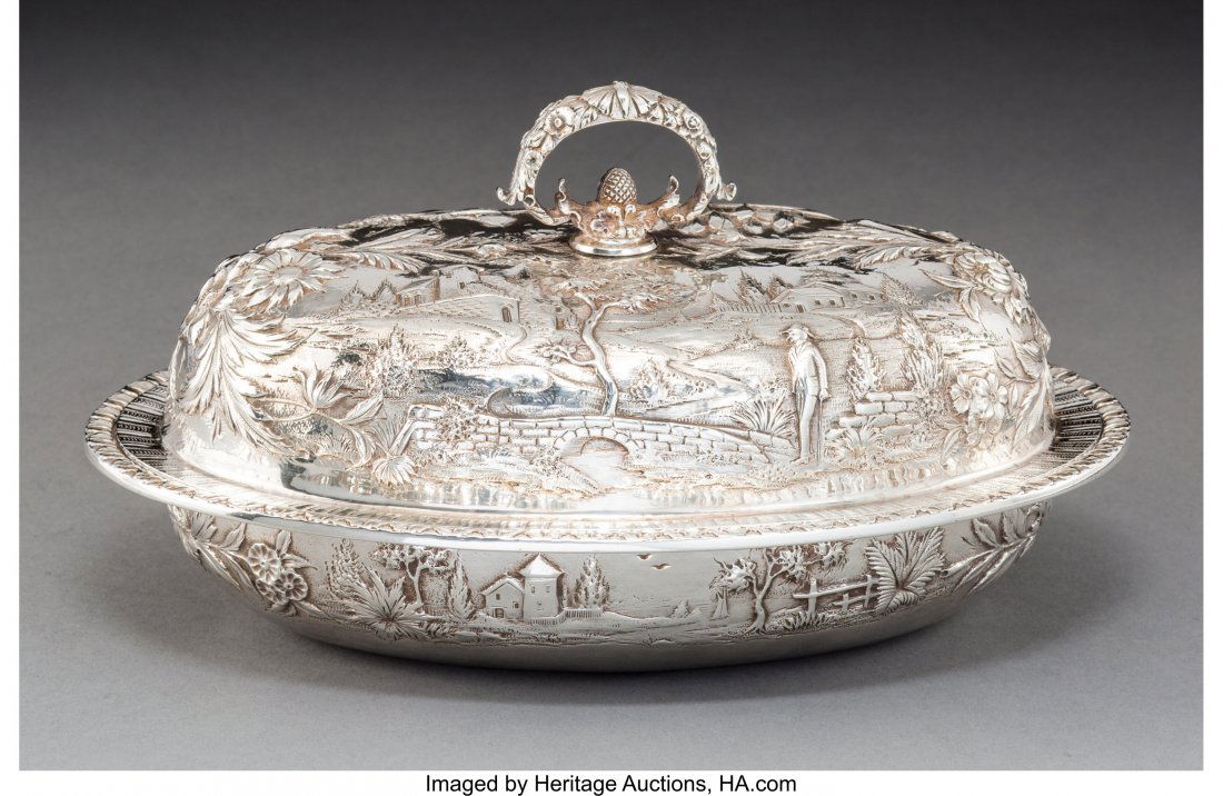 A Samuel Kirk and Son Co. Silver Landscape Cover (1 of 3)