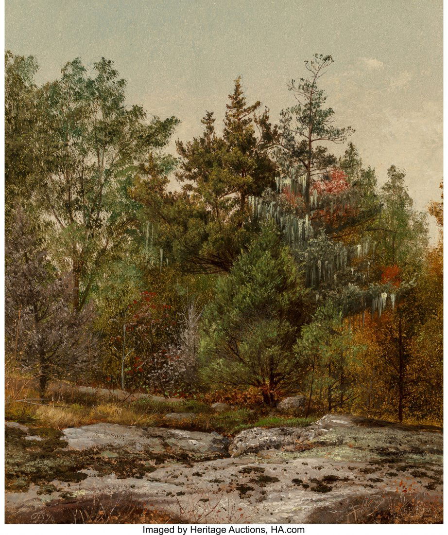 David Johnson (American, 1827-1908) Ramapo, New: David Johnson (American, 1827-1908)Ramapo, New York, 1874Oil on canvas1