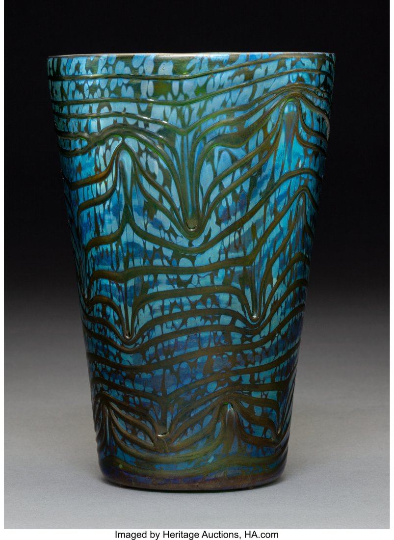 Loetz Glass Crete Unknown Series III Déco: <!-- Begin Description --> <div style="font-family: Arial, Verdana, Helvetica; font-size: 12pt; margin: 10px 25px 10px 25px;"> <B>Loetz Glass Crete Unknown Series III Décor Va