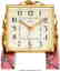 54002: Cartier, Small Alarm Clock, Rhodonite Base, Orig