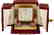 54002: Cartier, Small Alarm Clock, Rhodonite Base, Orig - 5