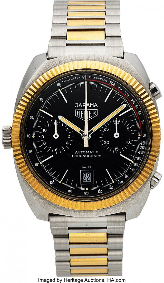 Heuer, Jarama Ref. 110.245, Steel and Gold, Chro (1 of 7)