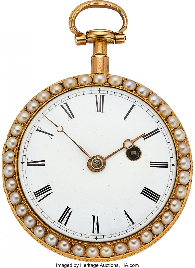 E. Dobell, Hastings, Gold, Enamel & Pearl Verge (1 of 4)