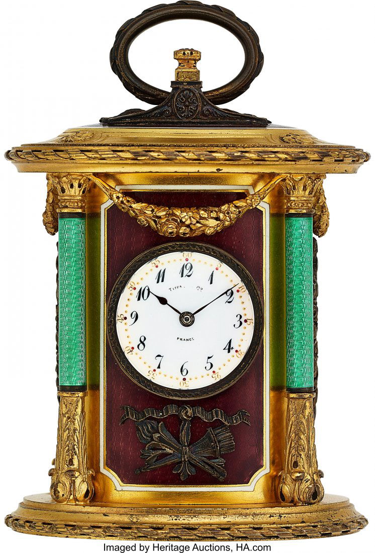 Tiffany & Co., Small Decorative Enameled Quarter (1 of 5)