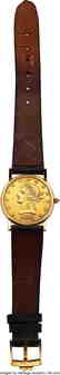 54029: Corum, Ten Dollar Gold Coin, Quartz, Circa 1990' - 2