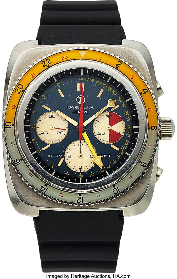 Favre-Leuba, Rare Sea Sky GMT, Stainless Steel, (1 of 5)