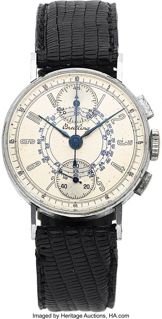 Breitling, Ref. 172, Stainless Steel Chronograph (1 of 4)