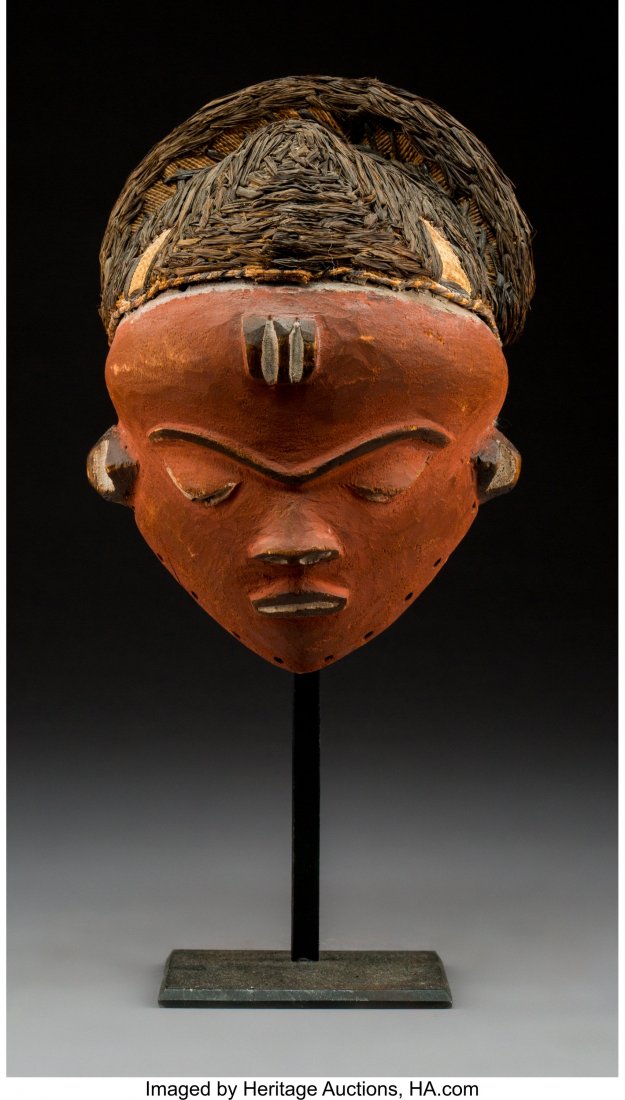 A Pende Mask Provenance: Dr. & Mrs. John Finle: A Pende Mask Provenance: Dr. & Mrs. John Finley Height: 7 ½ inches HID03101242017