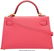 16001: Hermès 20cm Rose Lipstick Chevre Leather - 2