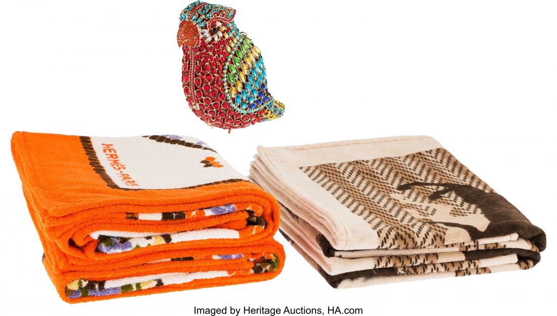 Set of Five: Hermès Beach Towels & Muska (1 of 2)