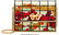16014: Judith Leiber Red, Orange & Green Crystal Minaud
