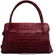 16015: Nancy Gonzalez Red Crocodile Shoulder Bag Condit - 2