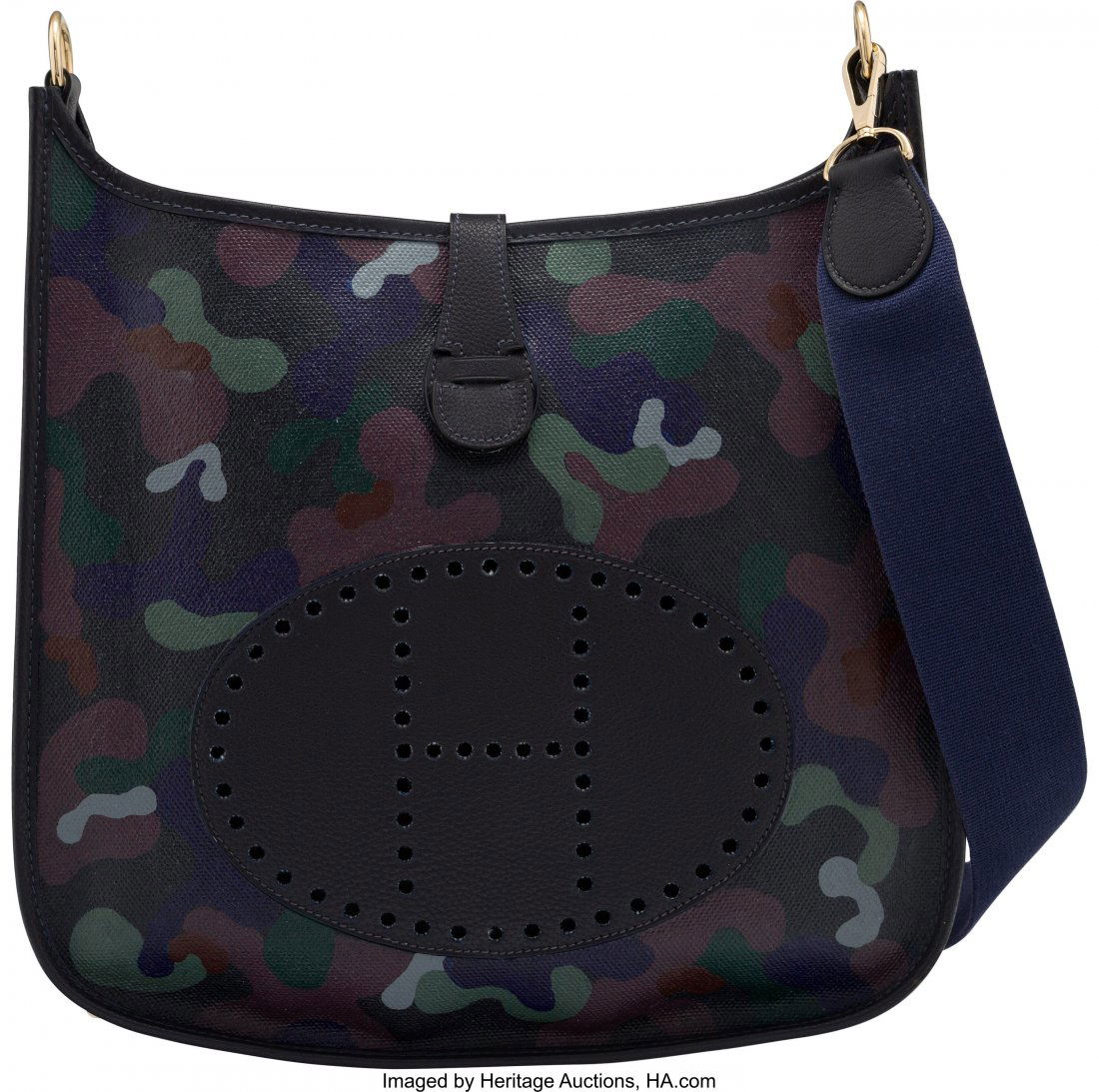 Hermès 40cm Customized Indigo Togo Leathe (1 of 2)