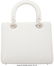 16018: Christian Dior White Leather Multicolor Embroide - 2