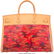 16021: Hermès 40cm Customized Red Camouflage Gol - 2